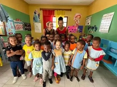 Vrijwilligers in kaapverdie