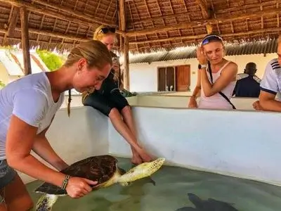 Vrijwilligers in zanzibar